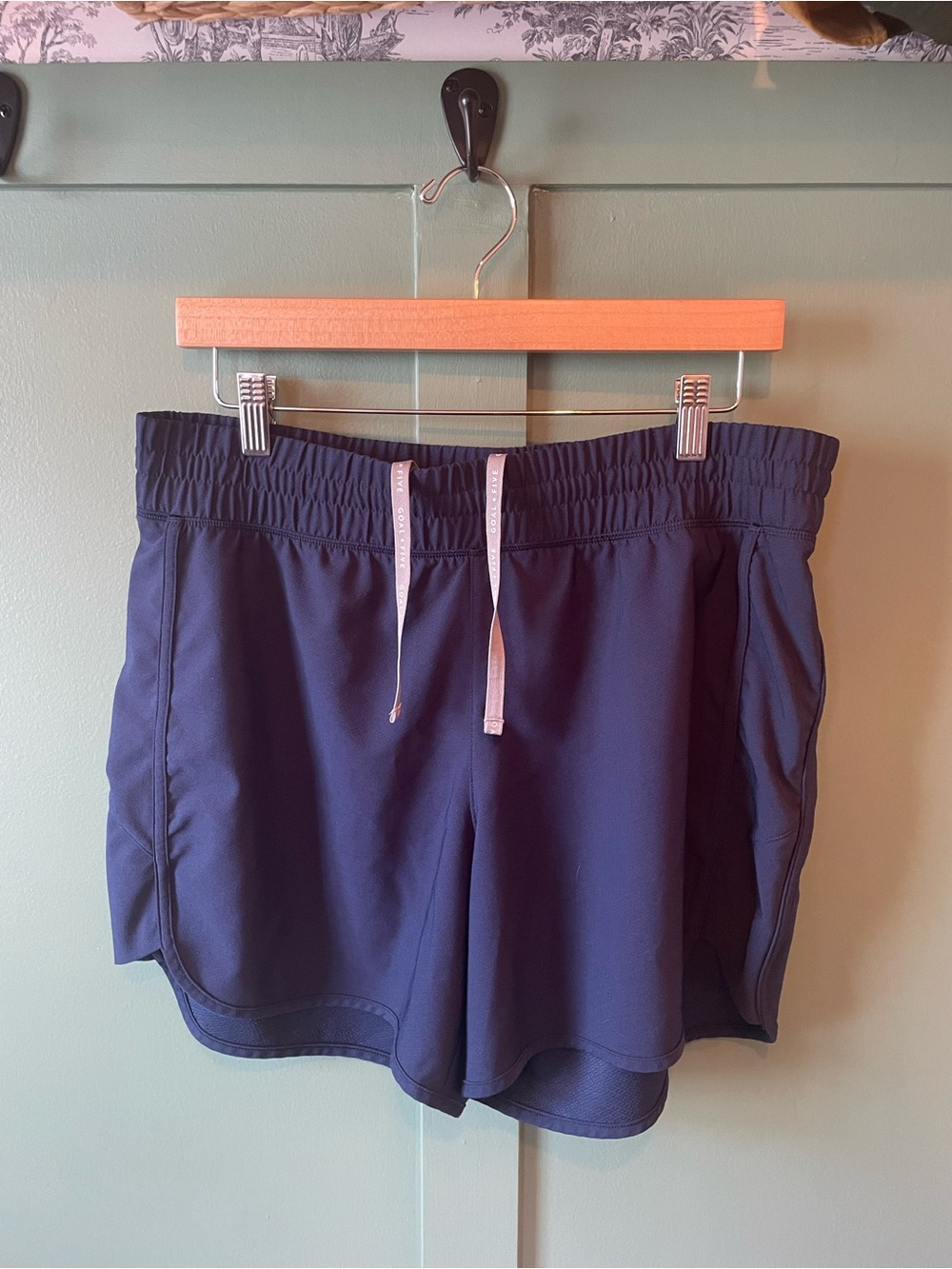 Goal Five Women’s Navy Athletic Shorts with Drawstring